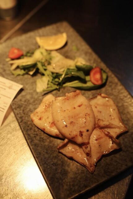 Кальмар на гриле